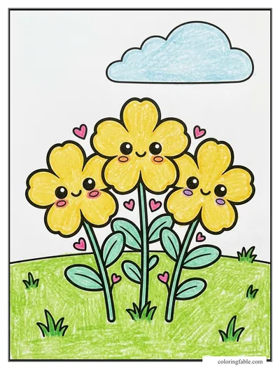 Colored example of this coloring page
