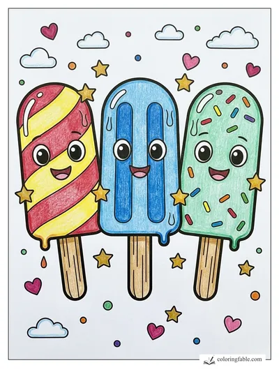 Colored example of this coloring page
