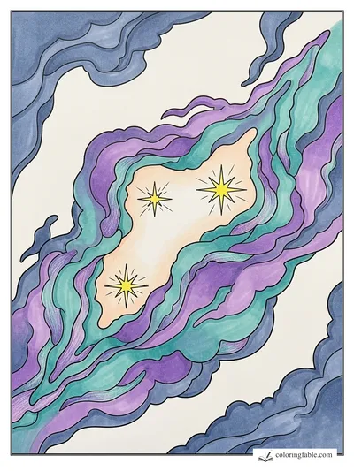 Colored example of this coloring page