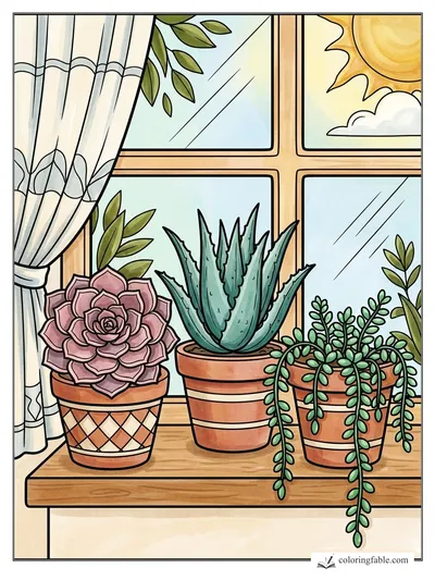 Colored example of this coloring page