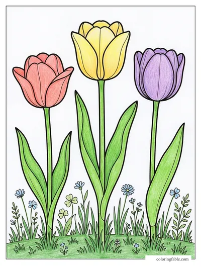 Colored example of this coloring page