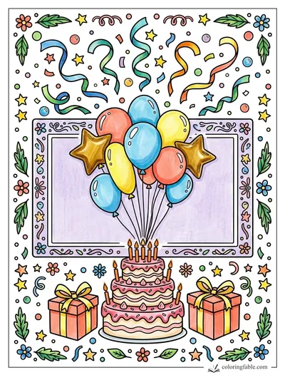Colored example of this coloring page