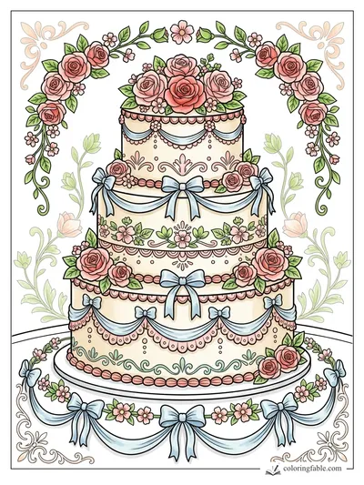 Colored example of this coloring page