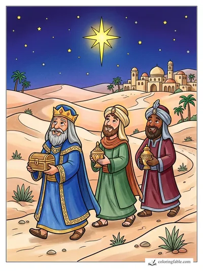 Colored example of this coloring page