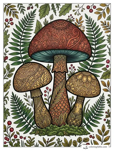 Colored example of this coloring page