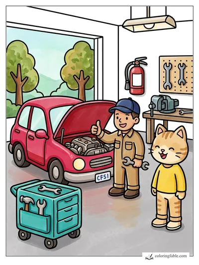 Colored example of this coloring page