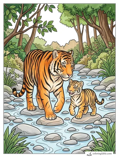 Colored example of this coloring page