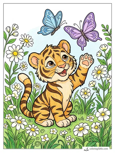 Colored example of this coloring page
