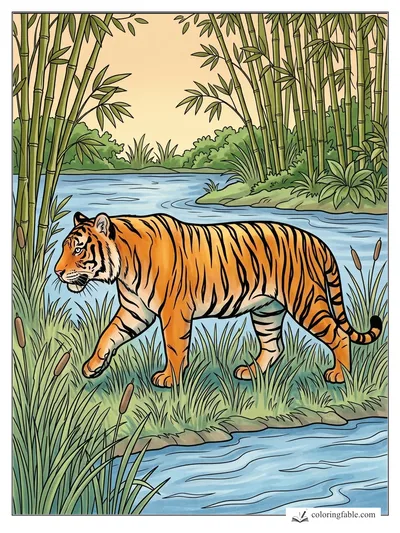 Colored example of this coloring page
