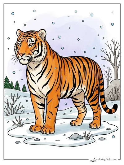 Colored example of this coloring page