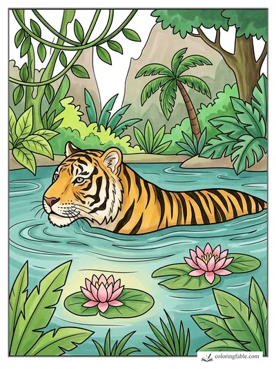 Colored example of this coloring page