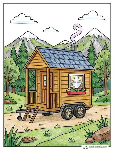 Colored example of this coloring page