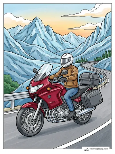 Colored example of this coloring page
