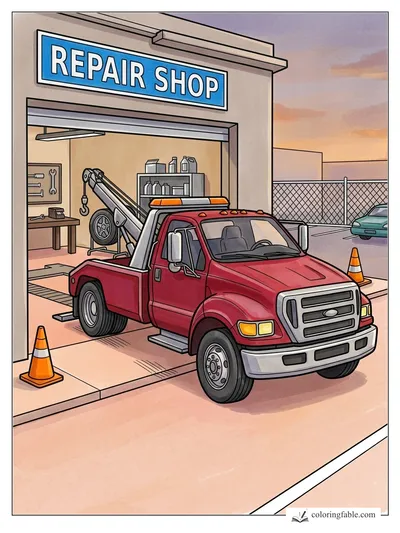 Colored example of this coloring page