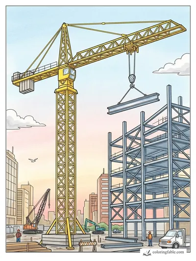 Colored example of this coloring page