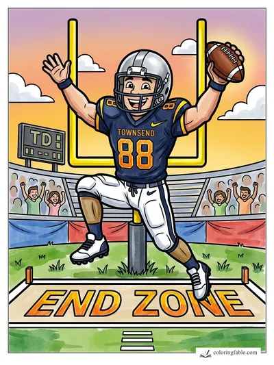 Colored example of this coloring page