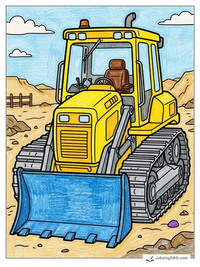 Colored example of this coloring page