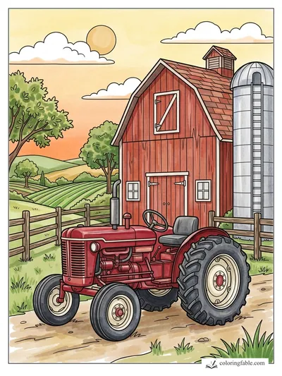 Colored example of this coloring page