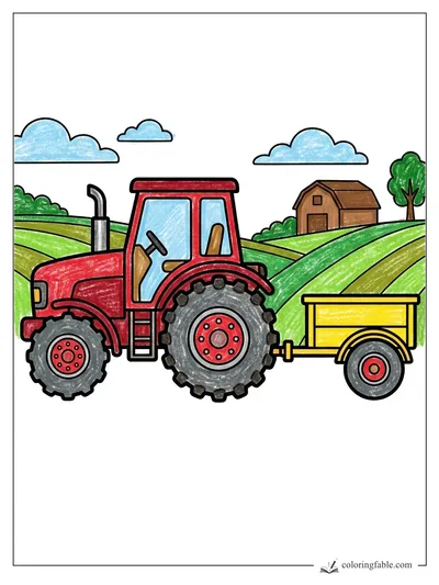 Colored example of this coloring page