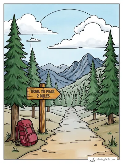 Colored example of this coloring page