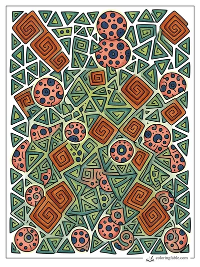 Colored example of this coloring page