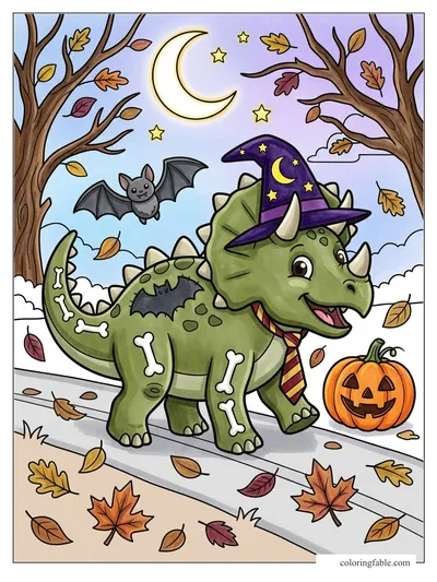 Colored example of this coloring page