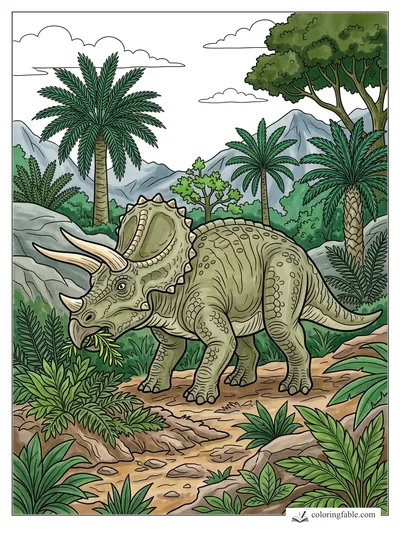 Colored example of this coloring page