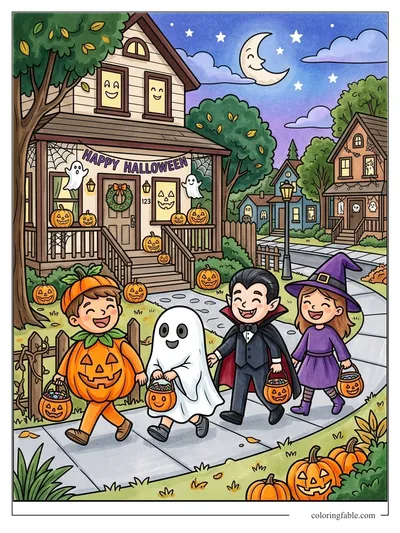 Colored example of this coloring page