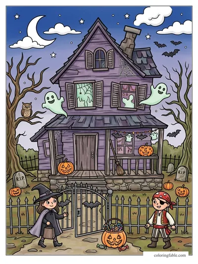 Colored example of this coloring page