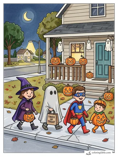Colored example of this coloring page