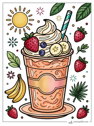 Colored example of this coloring page