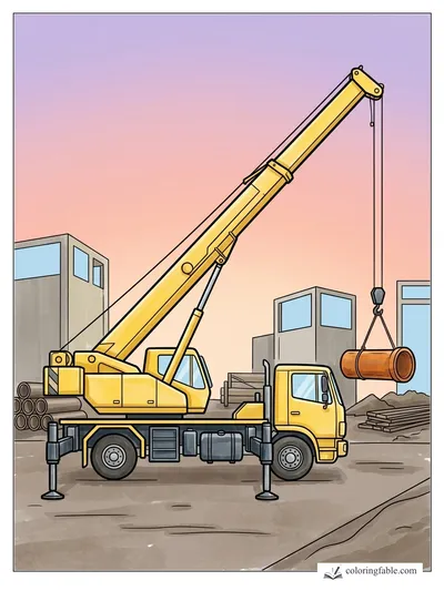 Colored example of this coloring page