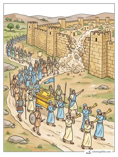 Colored example of this coloring page