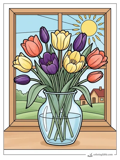Colored example of this coloring page