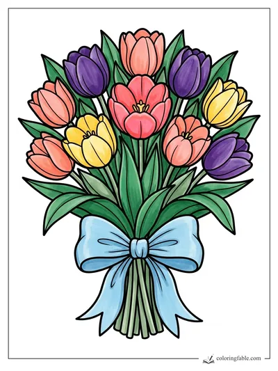 Colored example of this coloring page