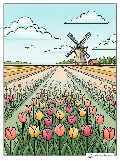 Colored example of this coloring page