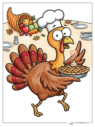 Colored example of this coloring page