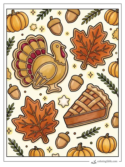 Colored example of this coloring page