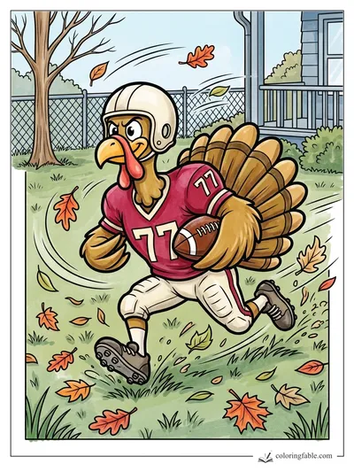Colored example of this coloring page