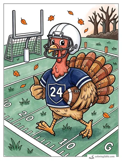 Colored example of this coloring page