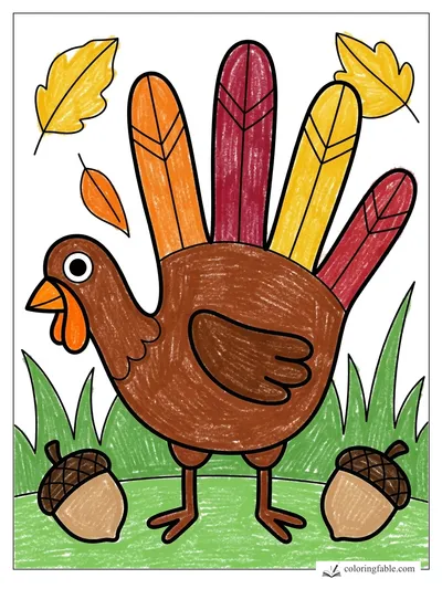 Colored example of this coloring page