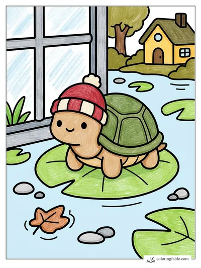 Colored example of this coloring page