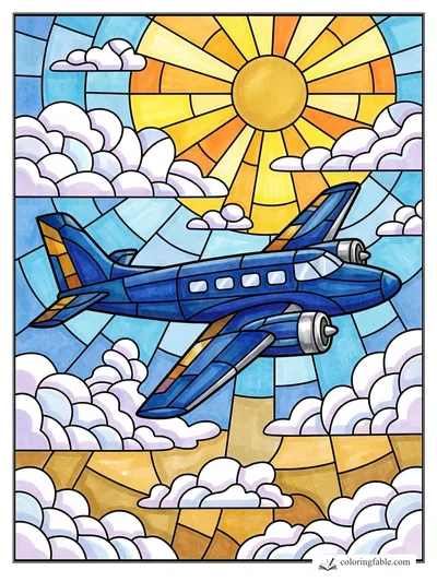 Colored example of this coloring page