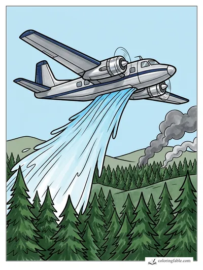 Colored example of this coloring page