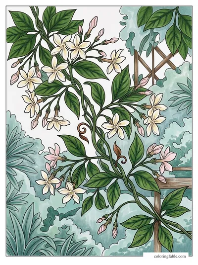 Colored example of this coloring page