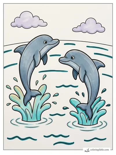 Colored example of this coloring page