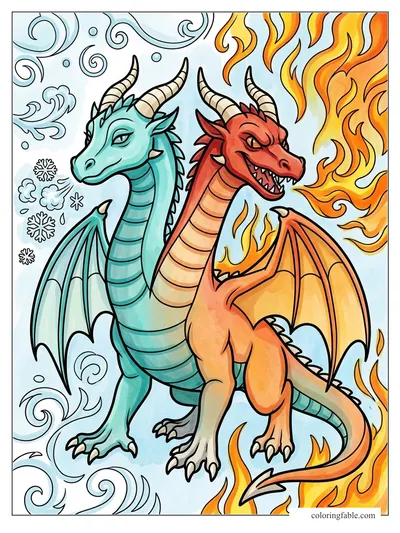 Colored example of this coloring page