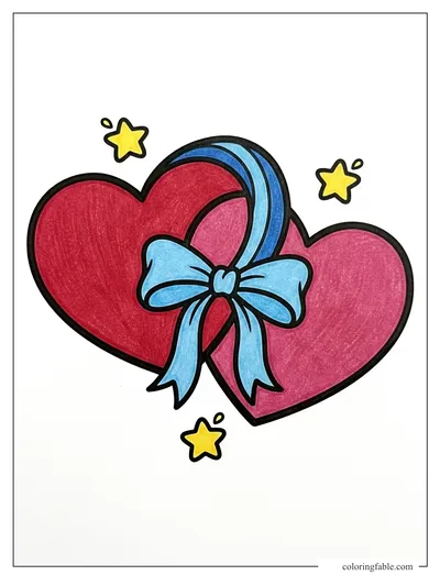 Colored example of this coloring page