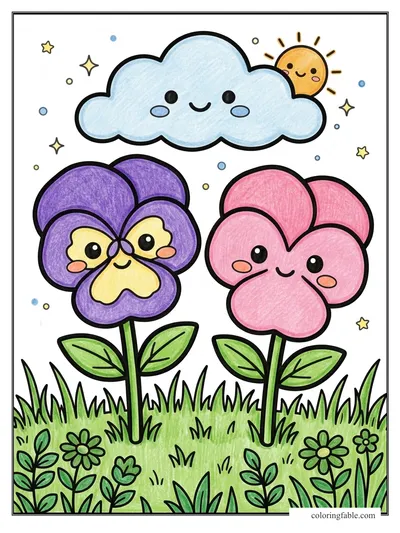 Colored example of this coloring page