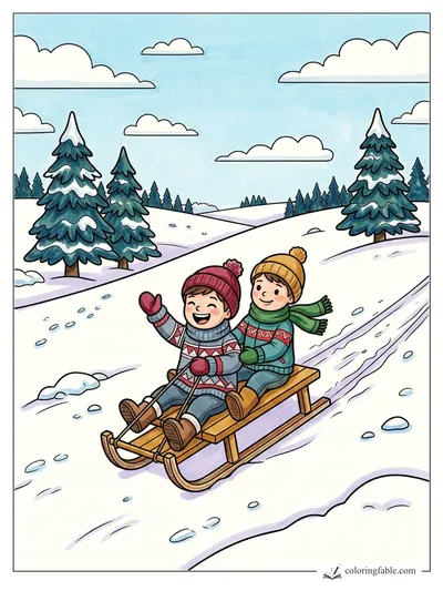 Colored example of this coloring page
